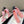 CC Slingbacks Light Pink Mix White Tweed Black Grosgrain 399331