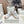 SNEAKER FLOW RUNNER IN CAMOSCIO BIANCO AVORIO E PELLE DI MONTONE