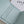 TRIPHOME 10 TRIFOLD WALLET CALFSKIN BLUE PASTEL