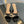 GG Kertu Sandals 6cm Beige Black Raffia Leather 695691
