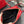 LOU CAMERA 23 RED LAMBSKIN GOLD HARDWARE