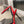 SL AYERS CRYSTAL SANDAL RED SATIN