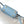 Borsa shopper Fend Mini Sunshine 18 in pelle blu 