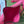 SHOULDER BAG 25 IN BRIGHT PINK CALFSKIN GOLD HARDWARE