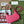 SHOULDER BAG 25 IN BRIGHT PINK CALFSKIN GOLD HARDWARE
