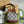 BORSA A SECCHIELLO GG OPHIDIA SMALL 26 IN TELA BEIGE E PELLE DI VITELLO MARRONE