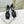 Jimmy Azia 95 In Black Glossy Cowhide Sandals 587707