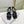 Jimmy Anise 85 in pelle di vacchetta lucida nera Mules 587694