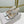 Jimmy Anise 85 in pelle di vacchetta argentata con glitter mules 587698