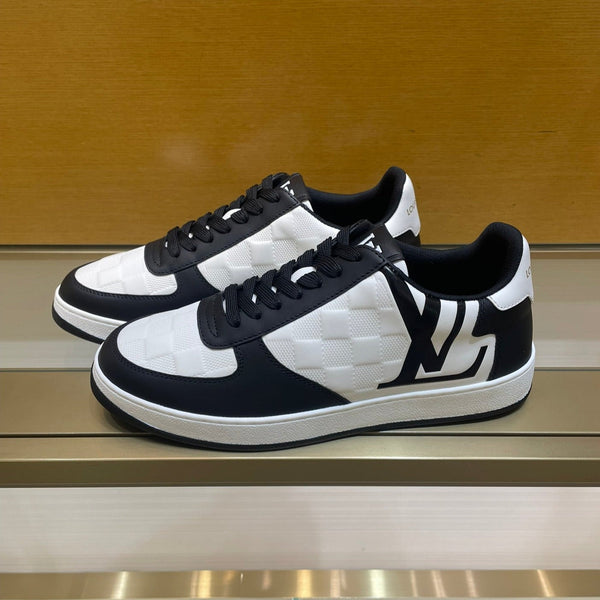 LV RIVOLI SNEAKER MEN BLACK WHITE