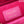 medium lady d-joy 26 pink lambskin