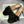 Ciabatte Alaia 25 Flower in pelle di pecora nera 293157