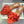 Ciabatte Alaia 25 Flower in pelle di pecora arancione 293159