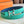 HM Silver Mors H buckle & Reversible 24 mm belt Blue Green leather 125358
