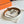 Cintura HM Silver Constance & Reverible in pelle marrone bianca 125375