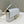 Baguette 27cm Grey Lambskin Gold Hardware
