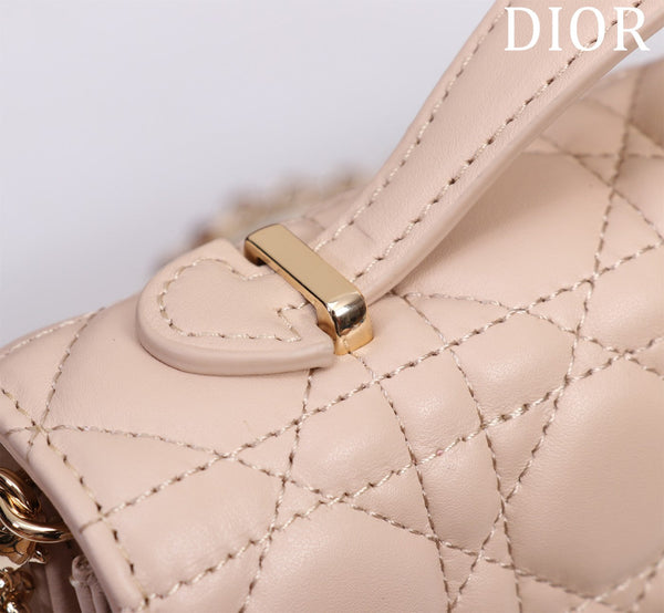 my cd mini 21 powder pink lambskin