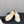 moccasins white denim 40mm