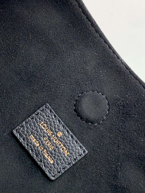 Borsa a mano LV Opéra 36 cm in tela monogramma marrone e pelle di mucca GHW