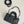 D-JOY BAG 22 IN BLACK LAMBSKIN