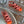 Sprightly Charms Sandal Piana Slippers Orange Pink Maroon Calfskin