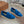 lp dot sole walk loafer blue suede