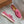 lp dot sole walk loafer pink red suede