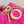 SMALL LADY 20 DARK HOT PINK LAMBSKIN