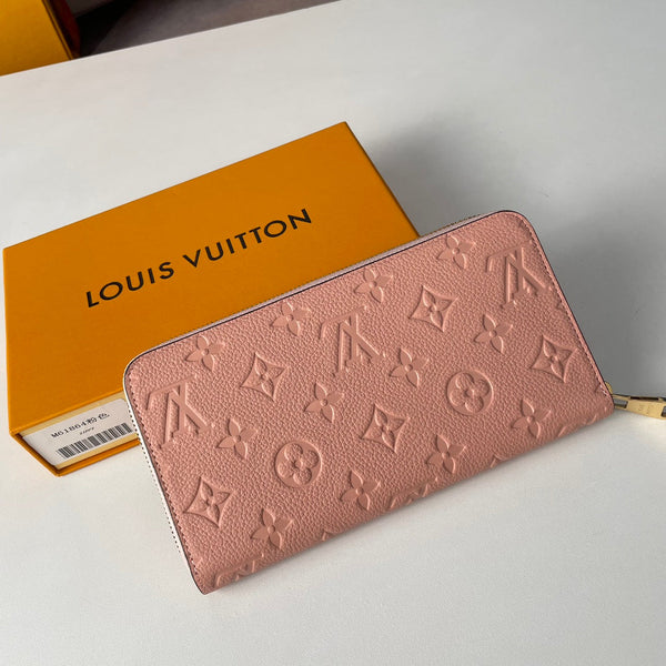 LV M61864 Portafoglio Zippy Rosa Monogram Empreinte Pelle 221617