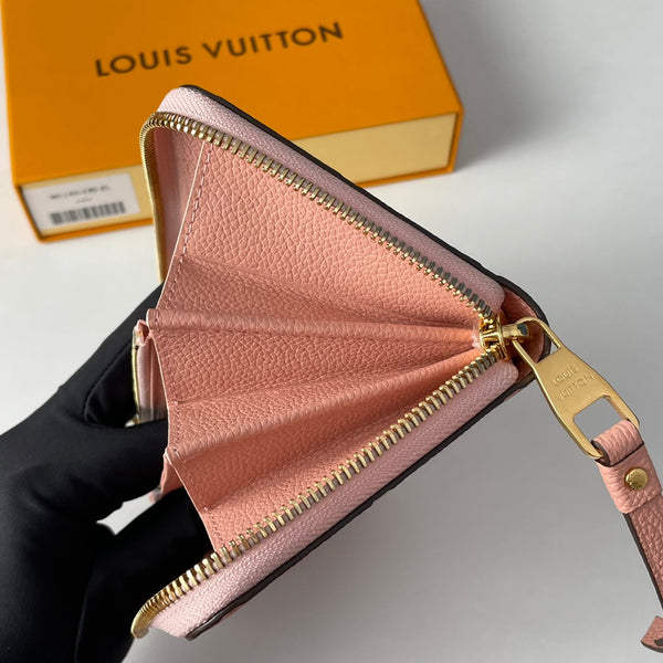 LV M61864 Portafoglio Zippy Rosa Monogram Empreinte Pelle 221617