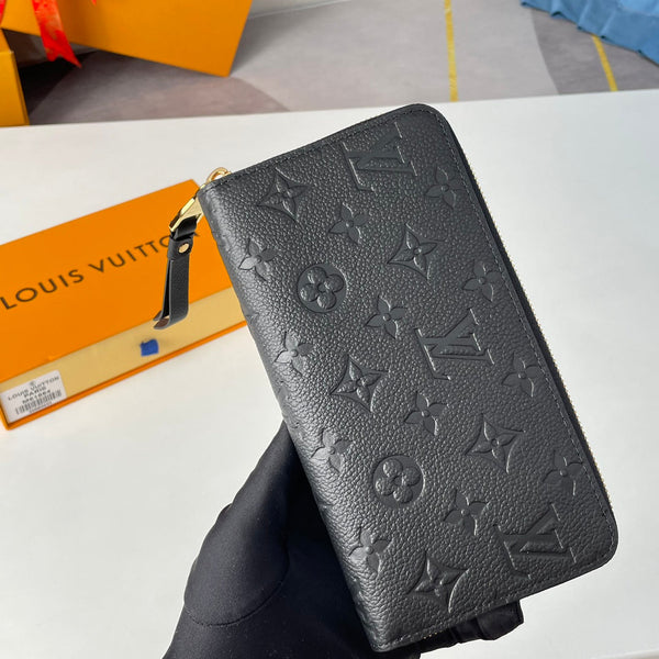 Portafoglio LV M61864 Zippy in pelle nera con monogramma Empreinte 221618
