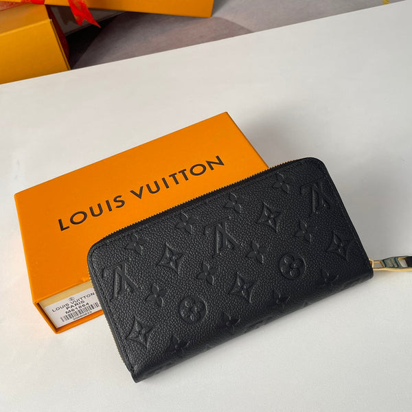 Portafoglio LV M61864 Zippy in pelle nera con monogramma Empreinte 221618