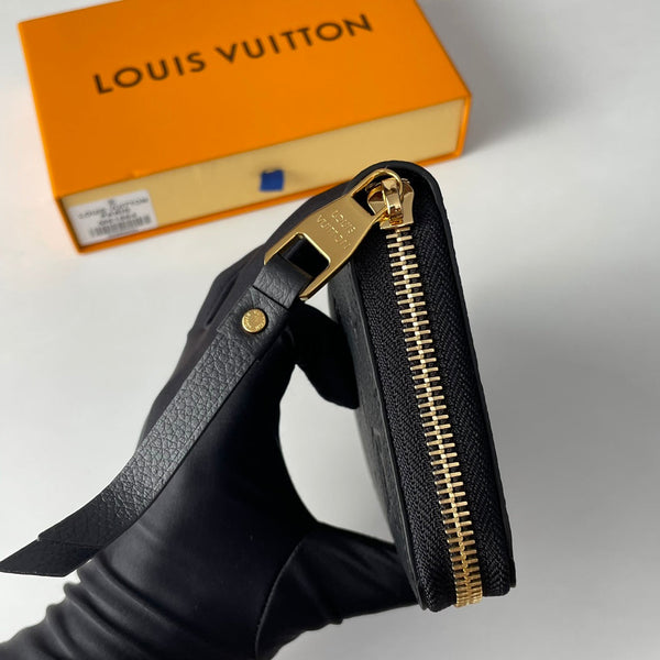 Portafoglio LV M61864 Zippy in pelle nera con monogramma Empreinte 221618