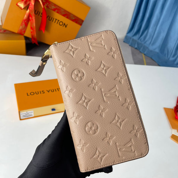 LV M60571 Portafoglio Zippy Tourterelle Monogram Empreinte Pelle 221620