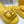 FENDI BAGUETTE SLIPPERS IN NAPLES YELLOW LAMBSKIN WITH GOLD HARDWARE
