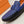 Mocassini da uomo HM in pelle di vacchetta blu navy 557564