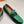 HM Men's Loafer Green Cowhide 557570