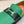 HM Men's Loafer Green Cowhide 557570