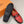 Mocassino da uomo HM in pelle di vacchetta rossa 557572