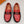 Mocassino da uomo HM in pelle di vacchetta rossa 557572