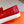 HM GAME SLIP-ON CROCODILE MOTIF SNEAKER RED CALFSKIN