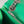 BORSA CRUSH CHAINED 32 IN PELLE DI VITELLO SCHIACCIATA TRAPUNTATA VERDE CON FERRAMENTA IN ARGENTO