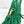 miuwander hobo 23 green matelasse leather