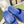 GC 25 Interlocking G 50mm Slide Sandal Blue Cowhide 292383