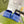 GC 25 Interlocking G 50mm Slide Sandal Blue Cowhide 292383