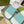 GC 25 Interlocking G 50mm Slide Sandal Sky Blue White Cowhide 292385