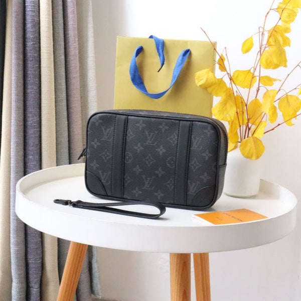 LV Pochette Kasai Clutches Monogram Eclipse canvas 179400