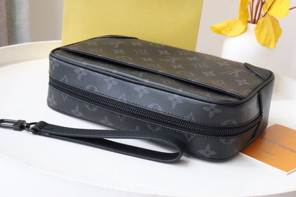 LV Pochette Kasai Clutches Monogram Eclipse canvas 179400