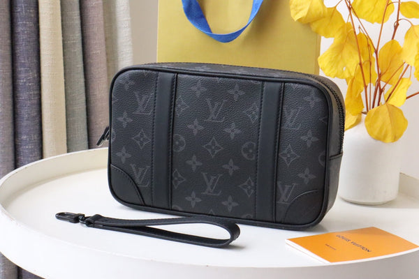 LV Pochette Kasai Clutches Monogram Eclipse canvas 179400