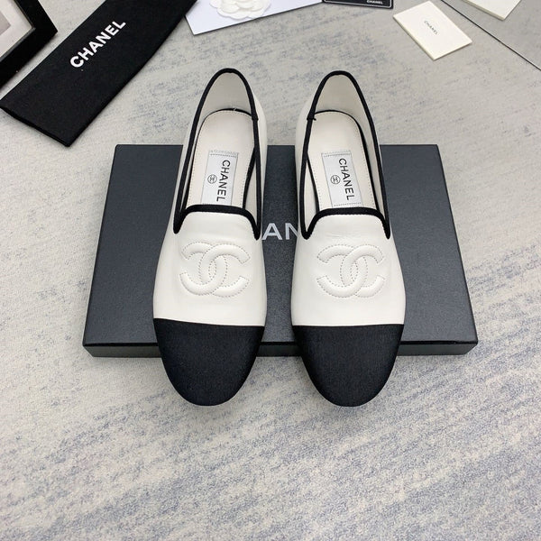 CC 26s Loafers Lambskin Ribbed Rubber Grosgrain Lambskin 159949